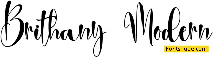 Brithany Modern - Personal Use Font