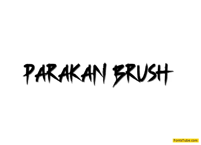 Parakan Brush Font