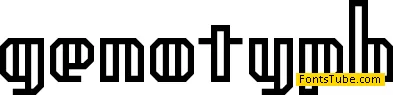 genotype BRK Font Family