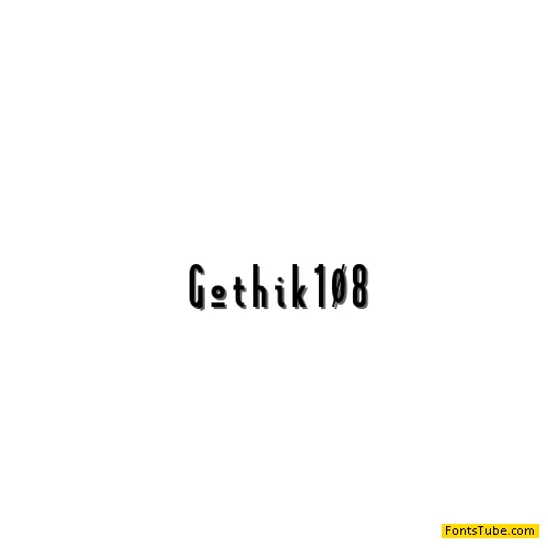 Gothik #108 Font
