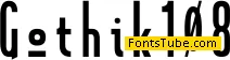 Gothik #108 Font
