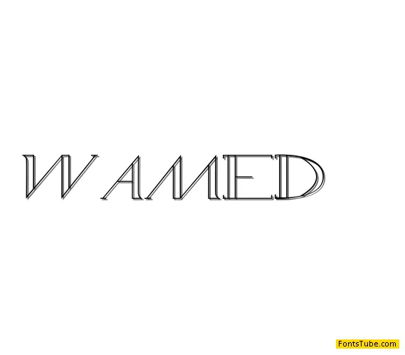WAMED Font