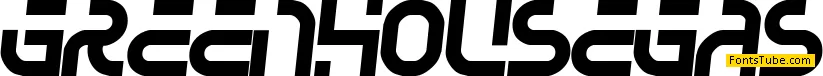 Greenhouse gas Font