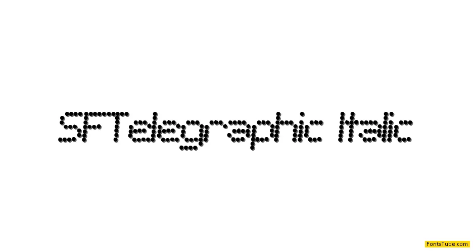 SF Telegraphic Font Family