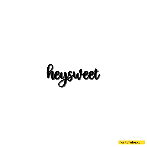 heysweet Font