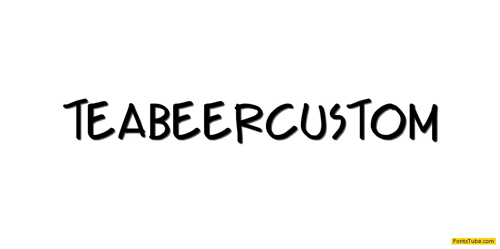 Teabeer Custom Font Family