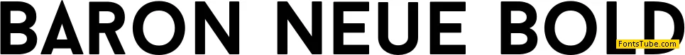 Baron Neue Font Family