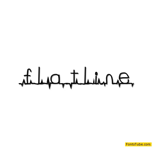 flatline Font
