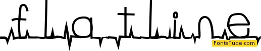 flatline Font