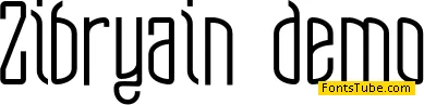 Zibryain demo Font