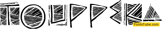 Touppeka Font
