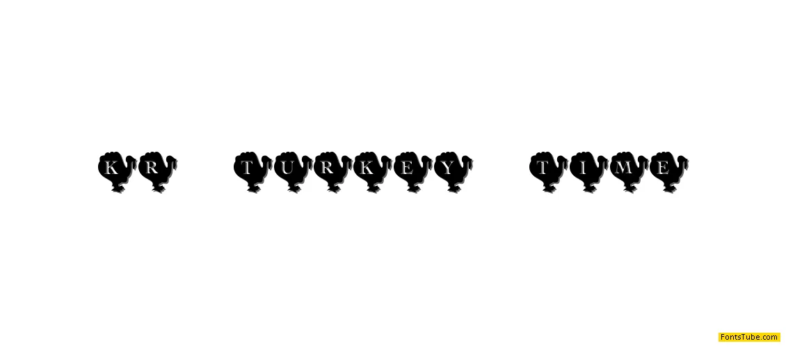 KR Turkey Time Font