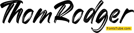 Thom Rodger Font