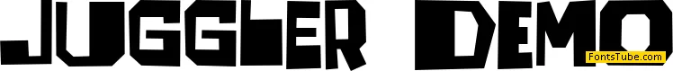 JUGGLER demo Font