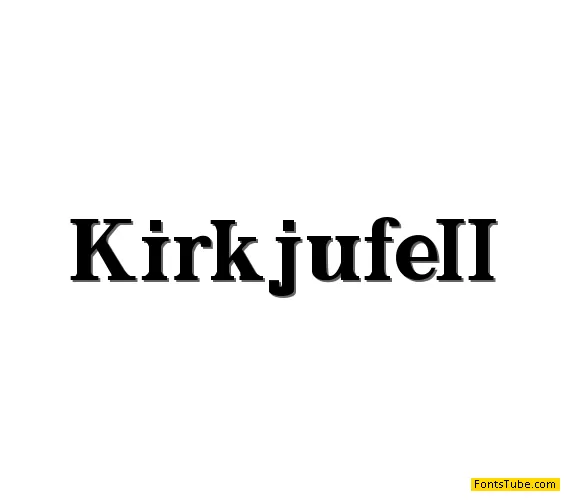 Kirkjufell Font
