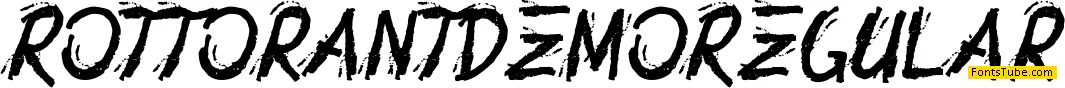 Rottorant Demo Font