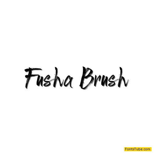 Fusha Brush Font