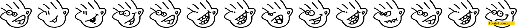 Many moods of Moe Font