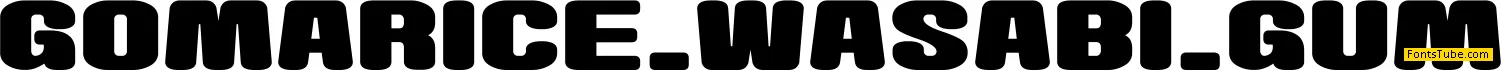Wasabi-Gum Font