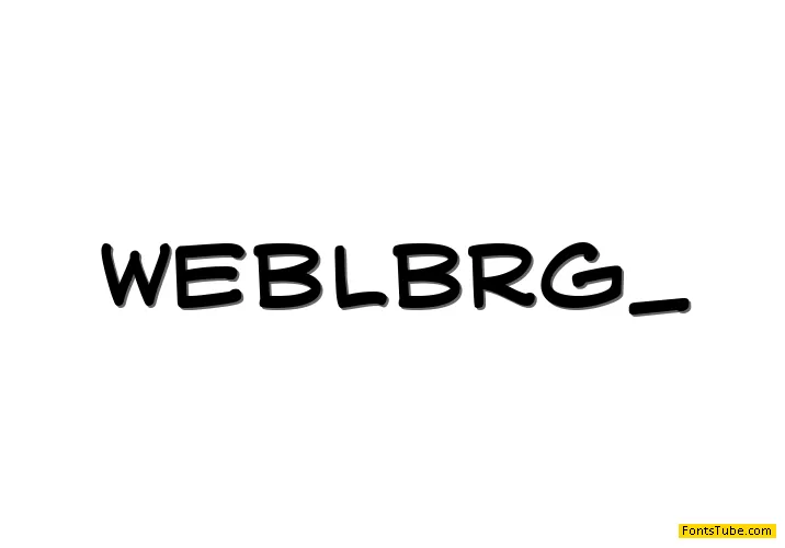 Web Letterer BB Font Family