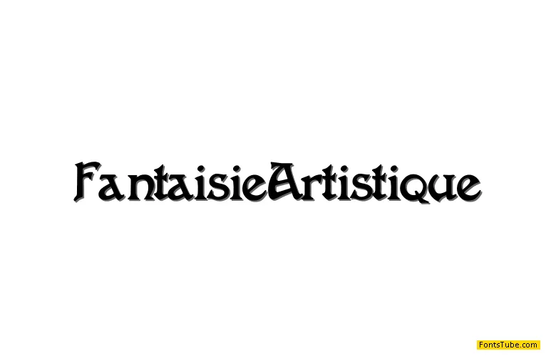 FantaisieArtistique Font