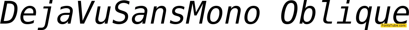 DejaVu Sans Mono Font Family