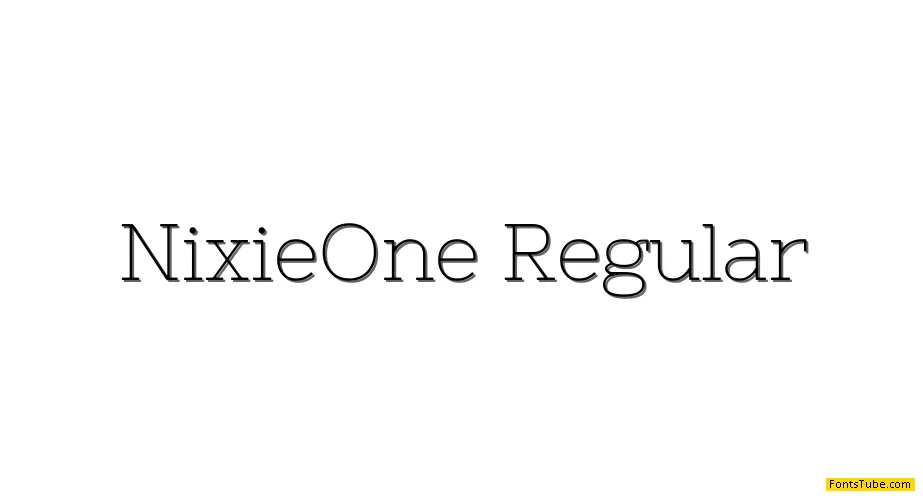 Nixie One Font