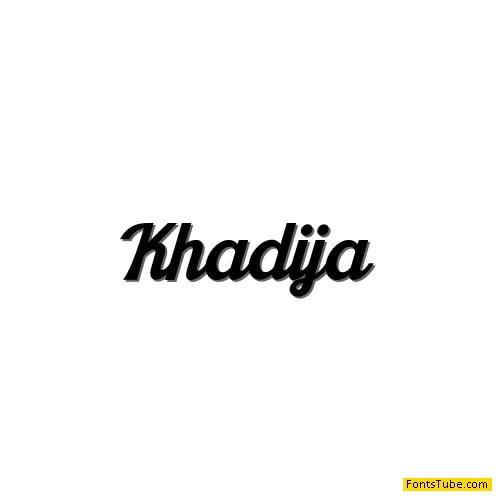 Khadija Font