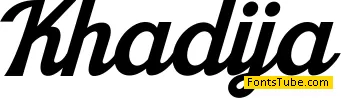 Khadija Font
