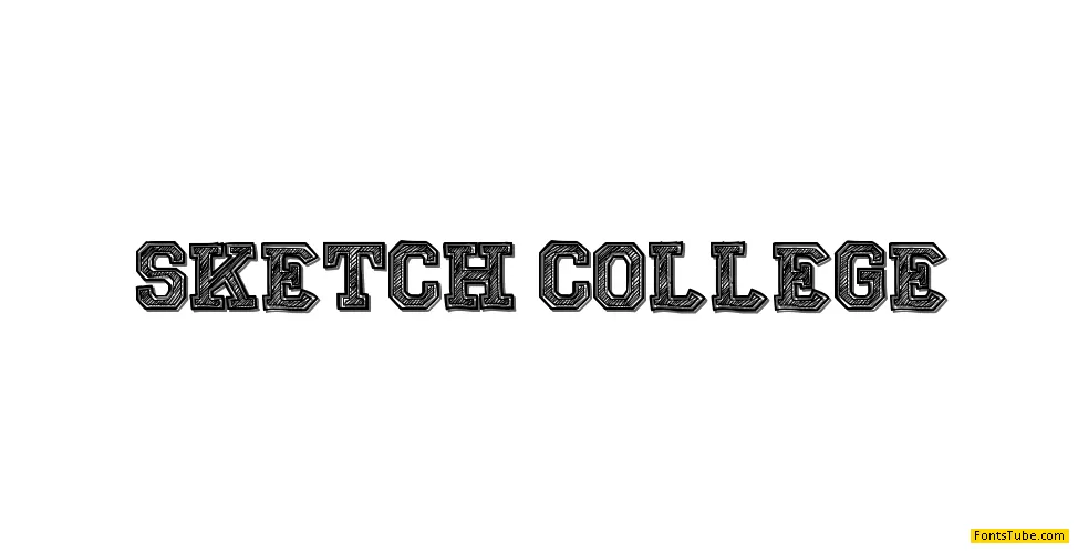 Sketch College Font