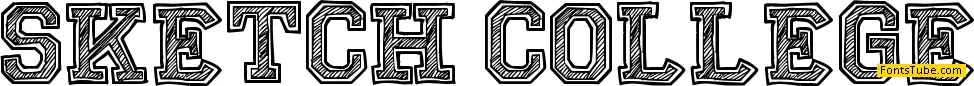 Sketch College Font