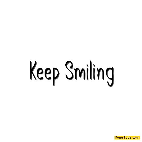 Keep Smiling Font
