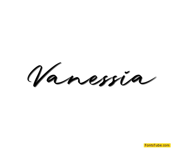 Vanessia Demo Font