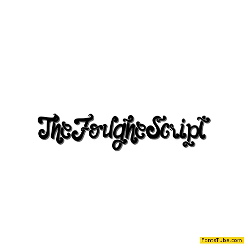 The Foughe Script Font