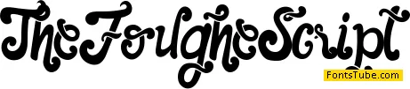 The Foughe Script Font