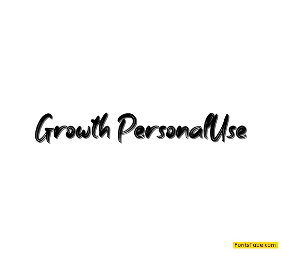 Growth Font