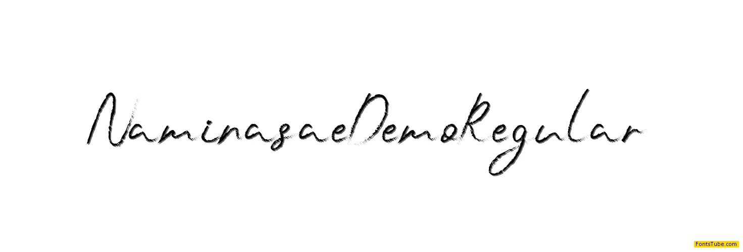Naminasae Demo Font