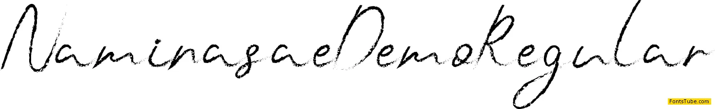 Naminasae Demo Font