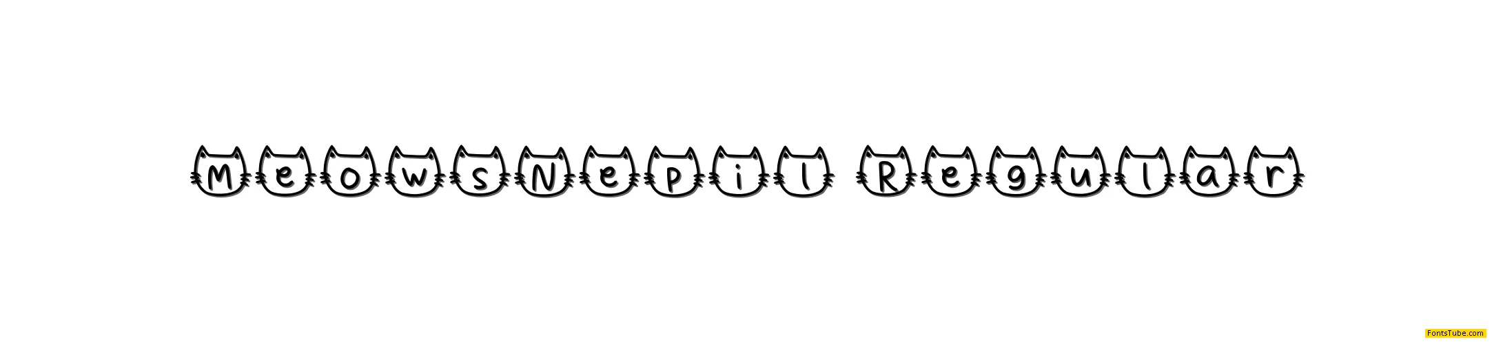Meows Nepil Font