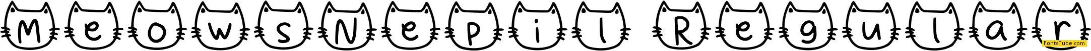 Meows Nepil Font
