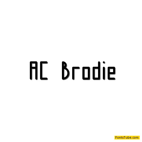 AC Brodie Font