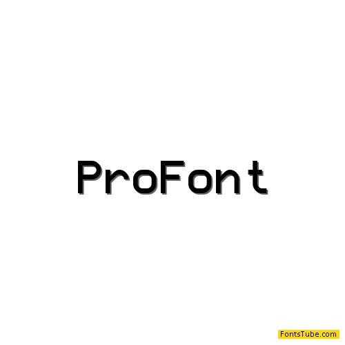ProFontWindows Font