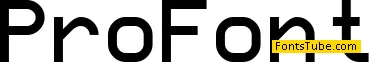 ProFontWindows Font