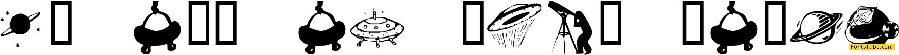 KR Out Of This World Font