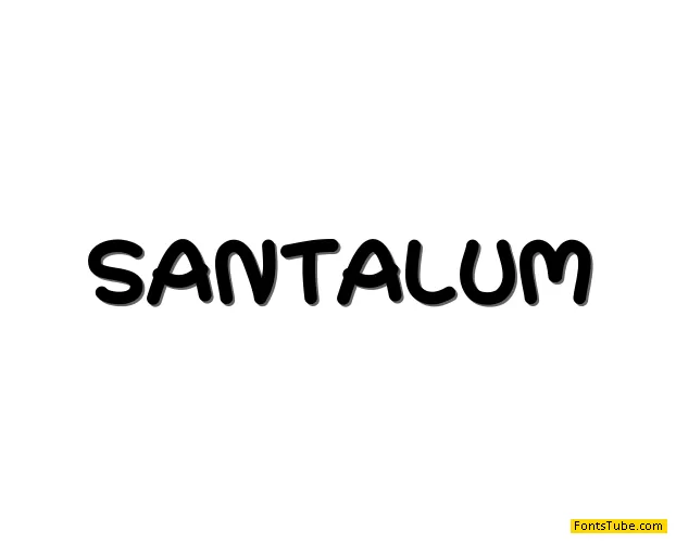 Santalum Font