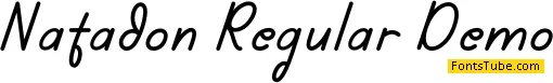 Natadon Demo Font