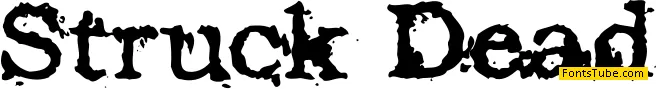 Struck Dead Font