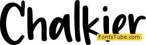 Chalkier Font