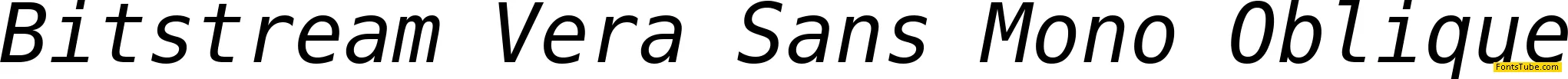 Bitstream Vera Sans Mono Font Family
