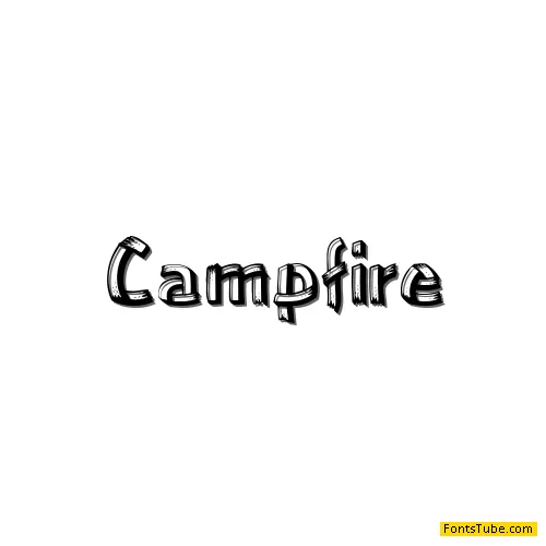 Camp Fire Font